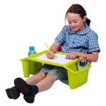 Green Children Portable Multipurpose Plastic Table for Kids and Adult 2 in 1 Study Mini Drawing ,Computer and Laptop Table Desk With Storage Box green. 