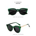 Cat Eye Women Sunglasses Fashion Female Men Retro Reflective Mirror Sunglasses. 