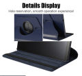 For Samsung Galaxy Tab S 10.5 LTE (2014) SM-T800 SM-T805S SM-T805 Tablet Skins Protection Cover Fashion 360° Rotating Stand Casing Flip Folding Folio Leather Case. 