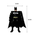 Pack of 3Pcs Super Hero Action Figures With Led Light Toys For Kids and Boys Movable Spider Man Bat Man Super Man. 