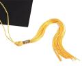 New Black Mortar Board Adults Graduation Hat Cap Dress Accessory Student Graduate Party Decoration Ornaments 1 Cap. 