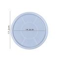 Silicone Epoxy Resin Tray Mold Large Round Shape DIY Storage tray Mold. 