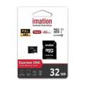 Imation memory card (Micro sd card) 32gb + 64gb [Memoria Micro SD Imation 32GB U1, V10 Con Adaptor] [Memoria Micro Sd 64 Gb Imation 4k Clase 10]. 