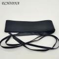 ECHIDNA Restraint Corset Belt Stylish Wide Corset Belt with Bow Tie Slimming Faux Leather Waistband for Women Adjustable Elastic Waist Strap Perfect for Fashionistas Women Corset Belt. 