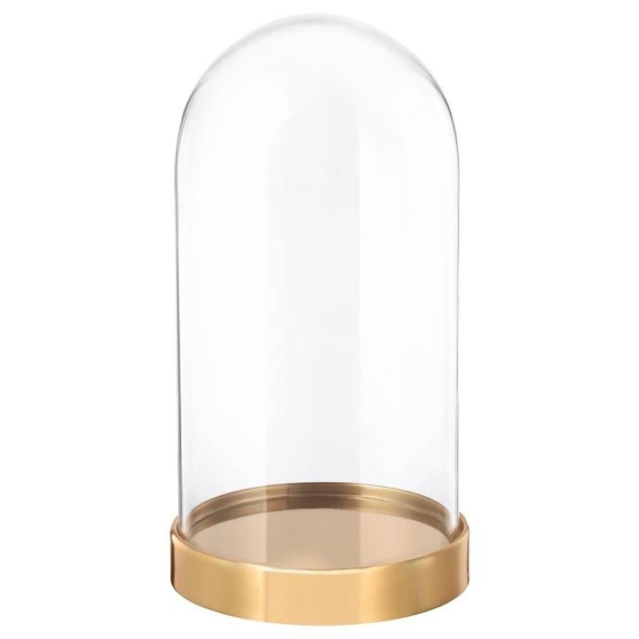 IKEA Glass Dome with Base Display Glass Dome Height 19 cm