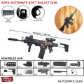 Apex Assembled Soft _Bullet _Gunn Series For Kids, Battery Operated Electrical Auto Nerf _Gunns Toys Blaster, Automatic Lazer Dart _Guns, Best Pubg Mobile Game Toys Gift For Kid Boys, Nerfs Collection Sports Practice Toy With Darts Board & Light, Nerfty. 