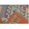 Y14908# Hallway Hand Made Traditional Oriental Home Decor Multicolor Entryway Durrie Flat Weave Rug 240 x 80 cm/2'6 x 7'8 ft. 