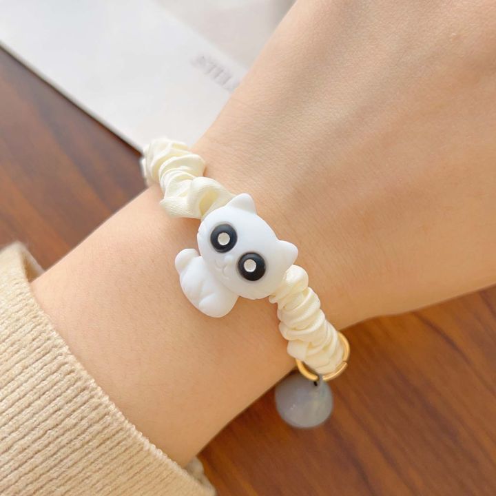 1/2pcs%20Cartoon%20Black%20White%20Cat%20Hair%20Bands%20Children%20Elastic%20Ponytail%20Holder%20Rubber%20Bands%20Women%20Hairband%20Headwear%20-%20Image%206