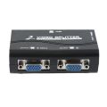 1 PC to 2 Monitor 1 to 2 Split Screen VGA Splitter Video Splitter Duplicator Adapter with USB cable. 