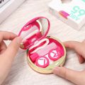 Contact Lens Case Perfume Bottle Travel Portable Solid Color Lens Cover Container Beauty Pupil Storage Soaking Box Eyewear Accessories. 