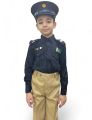 Inspector polic dress for kids costume school activity (3/14 years). 
