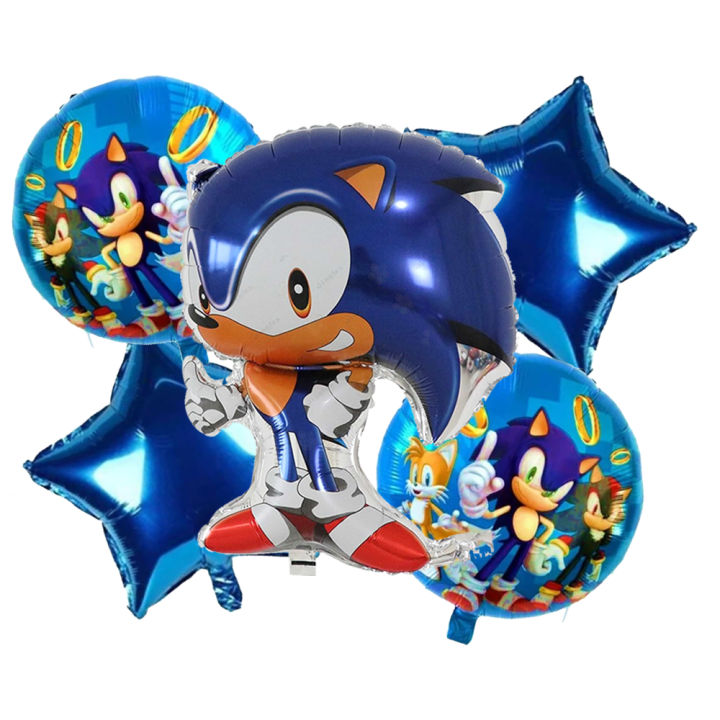 Sonic Foil Balloon Theme Collection Set, Super Heroes Game Fans ...