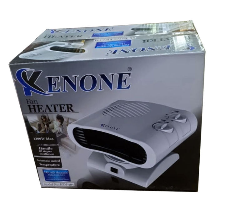 Kenone fan heater 1200w model KEN 404