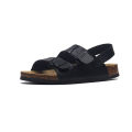 Maibulun Cork Slippers Summer Men's and Women's Same Beach Outdoor Home Large Size Flat Heel Birkenstock Shoes Two-Way Sandals. 