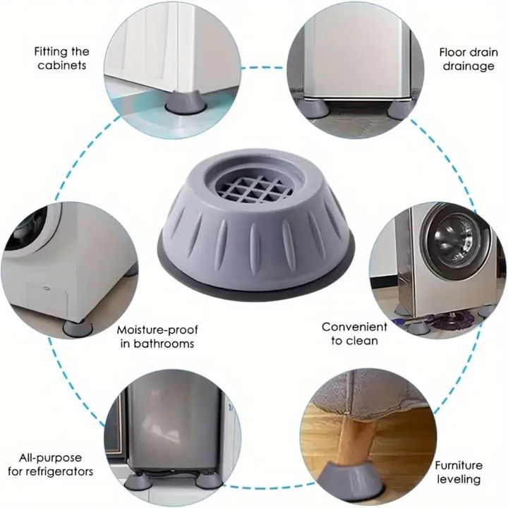 Pack%20of%204%20Anti%20Vibration%20Washing%20Machine%20Feet%20Mats%7C%20Anti%20Slip%20Skid%20Noise%20Cancelling%20Lifting%20Base%20Universal%20Size%20Washer%20Dryer%20Shock%20Absorber%20Dampers%20Stand%20Pads%7C%20Rubber%20Legs%20Foot%20Pads%20for%20Furniture%20Fridge%20Refrigerator%20Kitchen%20and%20Home%20Appliance%20-%20Image%207