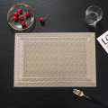 2/4/6 PVC Luxury  Placemats Hollow Decorative Non-slip Table Mat PVC Insulated Hollow Placemat Kitchen Dining Table Mat Coaster Cup Pad HomeTable Mats Wipeable Vinyl Place Mat for Holiday Wedding Dinner Table Decoration Mat. 