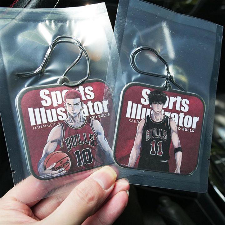 Slam Dunk Car Fragrance Sakuragi Rukawa Maple Car Rearview Mirror Hanging Fragrance Fragrance Fragrance for Car