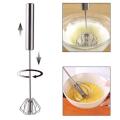 Stainless Steel Egg Beater | Manual Hand Mixer | Easy Egg Whisk for Kitchen Baking Cooking | Durable Kitchen Mixer for Eggs, Cream and Batter | Stainless Steel Whisk for Baking and Cooking | Easy Egg Mixer for Daily Use. 