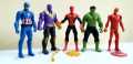 Avengers Endgame Action Figures Super Heroes Spiderman Hulk Iron Man Hulk Captain America- 5 Figures Set For Kids. 