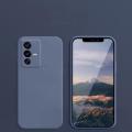Vivo V23 Pro V23e 4G 5G Casing Square Liquid Silicone Phone Case Soft TPU Shockproof Bumper Camera Protective Back Cover. 