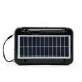Solar Radio - All in One Portable Radio Rechargeable FM - AM - SW Portable World Bands Receiver MP3 USB - Memory Card - AUX Supported. 