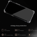 Huawei Honor 9S Airbag Case Anti Shock and Anti-Scratch Resistant Clear View Transparent Silicone Back Cover. 