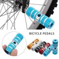 Axle Footrest For Bicycle/Bicycle rear pedal MTB Bike Foot Pegs Bicycle Pedals Front Rear Axle Foot Pegs Footrest Lever Cylinder Rocket Bike Accessorie. 