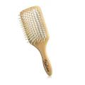 Italian Square Wooden Anti Comb Types Brush Paddle Unisex, Bambo Healthy Massage Scalp Professional Hair Brush for Salon Hairdressing Styling Tools, Bamboo Hair Brush. 