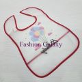Best Quality Transparent Folding Plastic Baby Bib/Apron/Napkin For Baby. 
