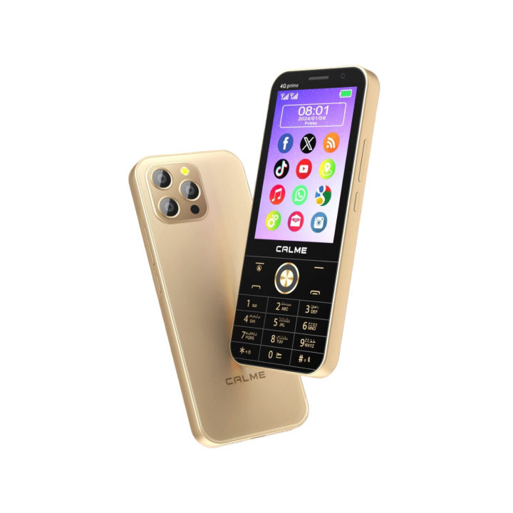 Calme 4G Prime New 2025 - 3GB Ram - 32GB Memory - 3.5 Inch Big Touch Display - 4000mAH Battery - Face Unlock - Dual Sim 4G Supported - Wifi - Hotspot - Google Play store Supported - 1 Year Brand warranty