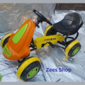 Racing Car Baby Pedal Driven Car Starring Pedal Car With Big Colorful Fomic Big Tyres in Random Color. 