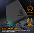 Samsung A04S Matte Black Soft Silicon Back Cover. 