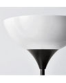 IKEA Uplight - Floor Lamp - Black With White Shade. 