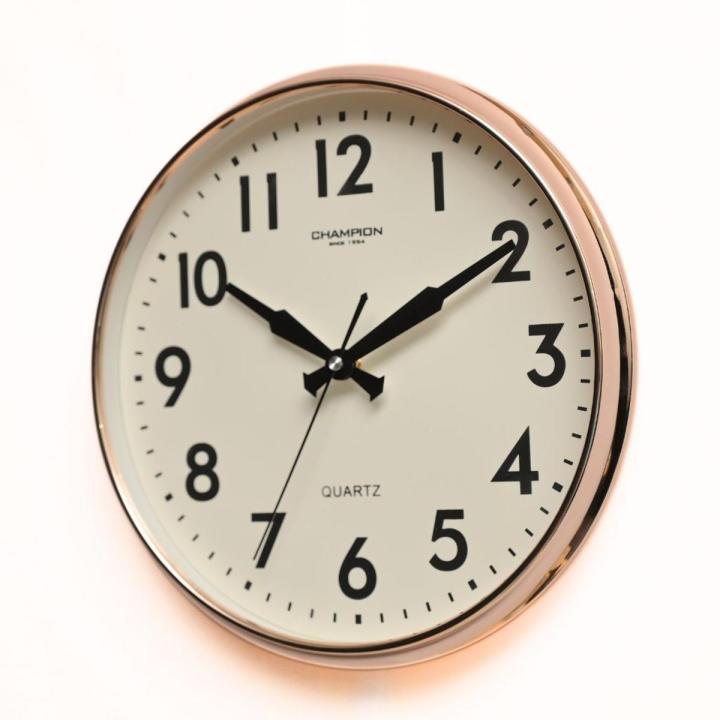 Champion Round Non ticking Basic Wall Clock