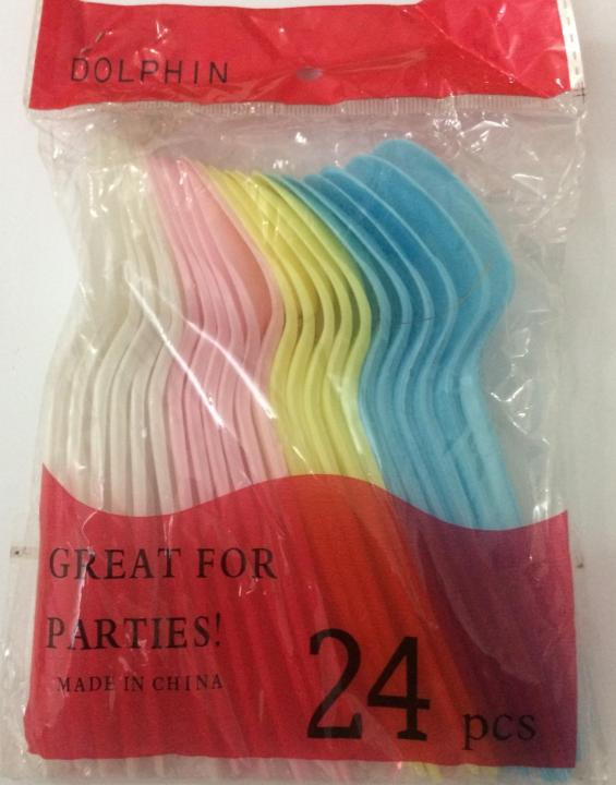 DISPOSABLE SPOON / PARTY SPOON / HAPPY BIRTH DAY SPOON