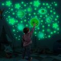 Tofok Diy Luminous Solar System Planet Wall Sticker Creative Diy Vinyl Fluorescent Stars Kids Room Home Mural Decal In Dark. 