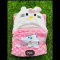 High Quality Imported Winter Baby Cartoon Character Hooded Blanket Super Soft Fluffy Hood Bedding Character Hood Blanket Cartoons Animal Wrapping Shawl For Infant Newborn Toddlers Swaddle Stroller Wrap. 