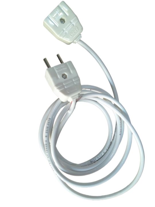 Extension%20Cable%20Extension%20board%20for%20All%20Seasons:%20High-Quality,%20Flexible%20Design%20with%20Male-Female%20Plugs,%20Multi-Purpose%20Two-Core%20Wire%20Lead%20(40/76)%20in%20White.%20-%20Image%204