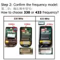 330MHz Wireless Auto Copy Remote Control Duplicator Garage Doors Gate Key 433mhz smc5326. 