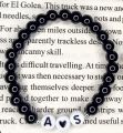 Customized name letter bracelet for couples / Small Black beads 4mm beads/Black letters/White letters. 