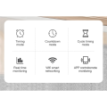 63A 1P+N WIFI Smart Switch Energy Meter Relay MCB TUYA Smartlife Voltage Current Protection,TOB9-63T No Metering White. 
