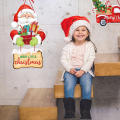 Merry Christmas Decor Door Decorations For Christmas Santa Claus Decorations New Year Party Pendants Christmas Door Hanger. 