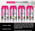 Flamingo Dashboard Polish Spray - High-Quality Car Interior & Exterior Leather Care 450ml - Peach/Oud/Jasmine/Lemon/Black Ice/Strawberry. 