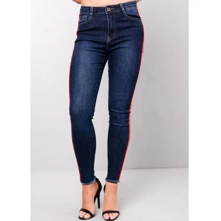 high%20waisted%20side%20stripe%20skinny%20denim%20jeans%20blue%20-%20Image%203