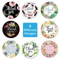 500pcs/Roll Sticker Round-shape "thank you" Sticker Label Paper Packaging Decoration Handmade Thank You Sticker. 