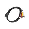 DOONJIEY USB 2.0 A Female to 3 RCA Male Audio Video AV Adapter Cable for PC TV. 