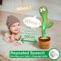 SP Dealz Dancing Cactus Toys for Kids Educational Plush Baby Toy Talking & Singing Electronic Pets for 6 to 12 Months Toddler Repeats What You Say Voice Recorder Musical Toys with 120 Songs. 