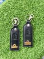 Leather key chain / Pak navy logo embossed / shiny touch / pure leather / Unisex / steel ring & steel carrier / easy to carry / solid color / water resistant. 
