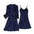 Ladies Nighty Set 2 Piece Night Suit Bridal Night Dress (GOWN + Inner Dress). 