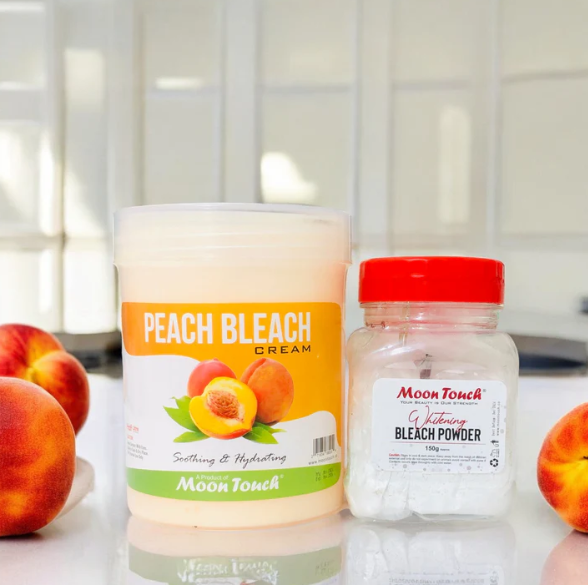 Peach Bleach Cream With Powder 500 ml | Moon Touch